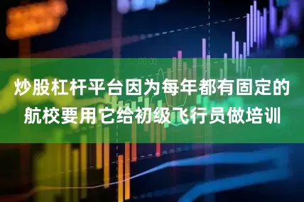 炒股杠杆平台因为每年都有固定的航校要用它给初级飞行员做培训