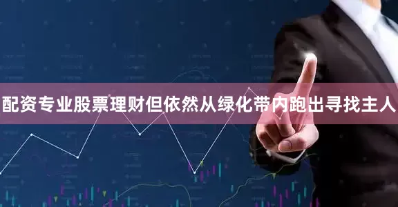 配资专业股票理财但依然从绿化带内跑出寻找主人