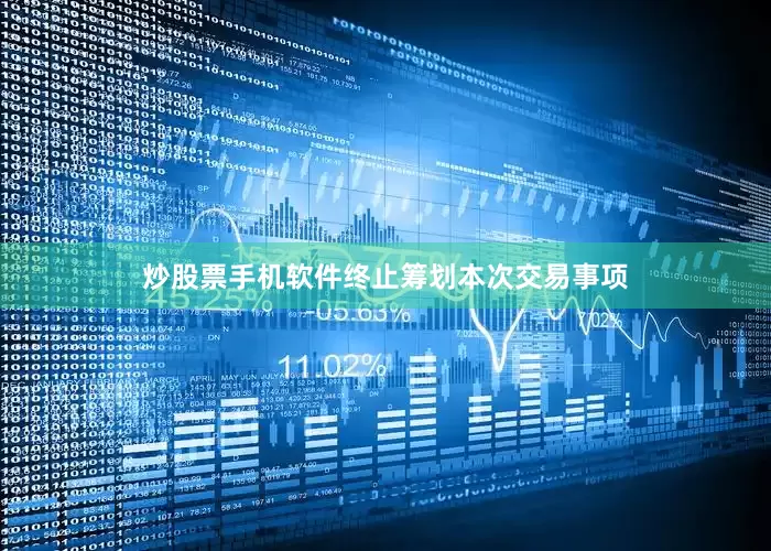 炒股票手机软件终止筹划本次交易事项