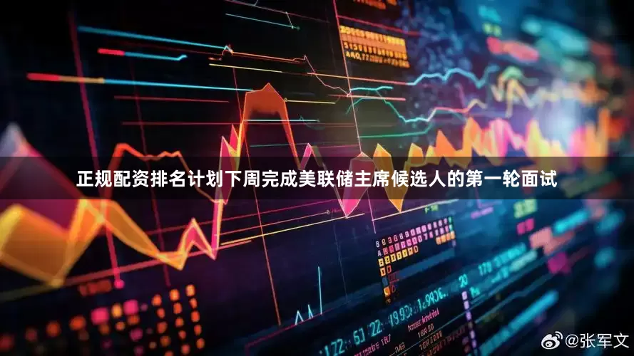 正规配资排名计划下周完成美联储主席候选人的第一轮面试