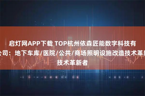 启灯网APP下载 TOP杭州依森匠能数字科技有限公司：地下车库/医院/公共/商场照明设施改造技术革新者